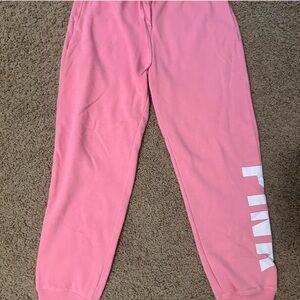 PINK Victoria's Secret Kids Joggers in Bright Pink
